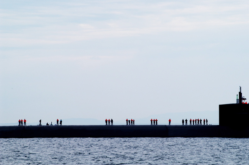 nature, group of people, submarine, water, marine, day, cloud - sky, ship, built structure, land, architecture, scenics - nature, sky, beach, outdoors