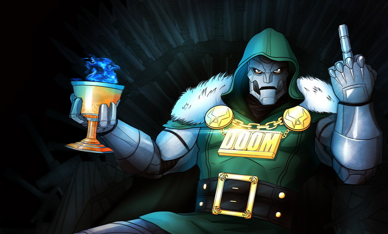 villain, cloak, 4K, gesture, marvel comics, doom, victor von doom, mask, fantastic four, Cup