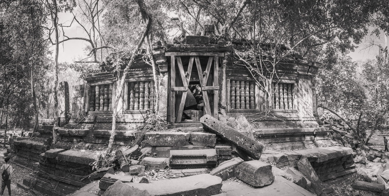 outdoors, panorama, angkor, the past, time, the central tower, obsolete, Collapse, growth, ruined, Cambodia, architecture, Siem Reap, decline, no people