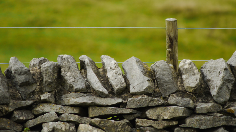 solid, outdoors, protection, nature, cope, rock fence, peak district, metal, england, iron - metal, piled, mortar, 4K, wall, barrier, stone wall, gray