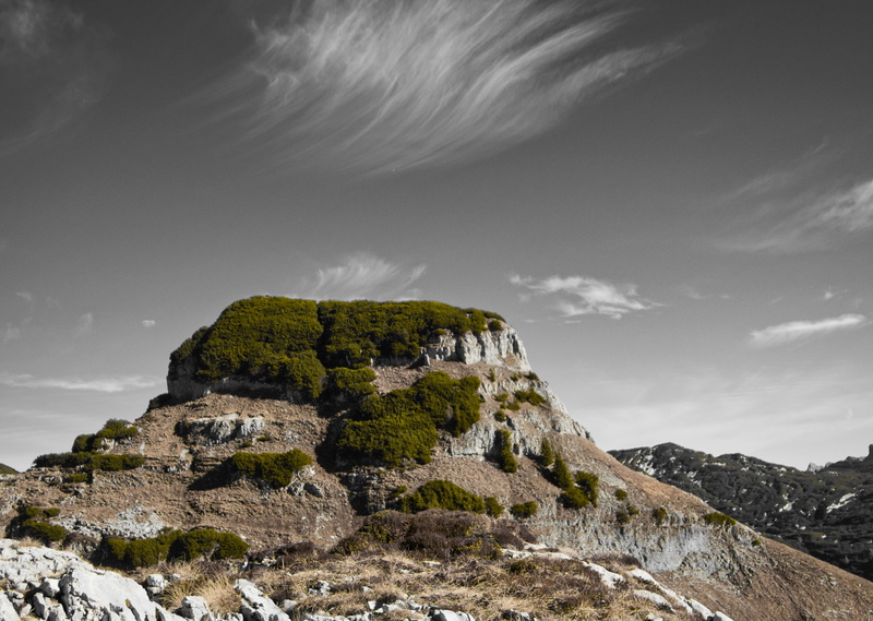 outdoors, low angle view, tranquility, idyllic, nature, day, perform, knoll, run, sky, land, landscape, no people, rock, coping with, loose, rock - object