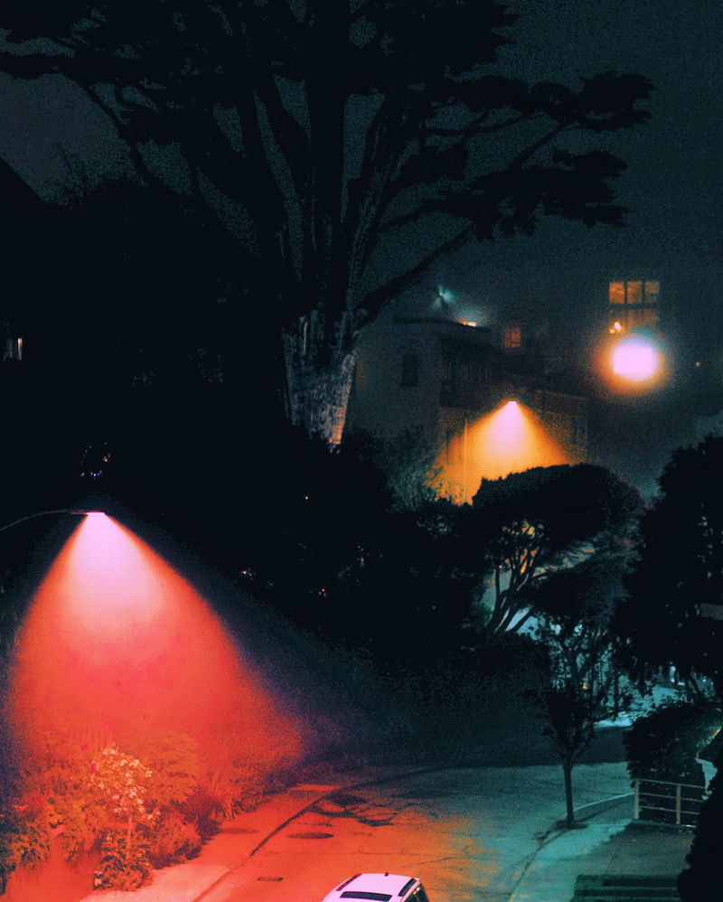 2K, mood, stranger things, scary, creepy, alien, no people, light, architecture, the way forward, stranger, street, road, color, growth, netflix, night