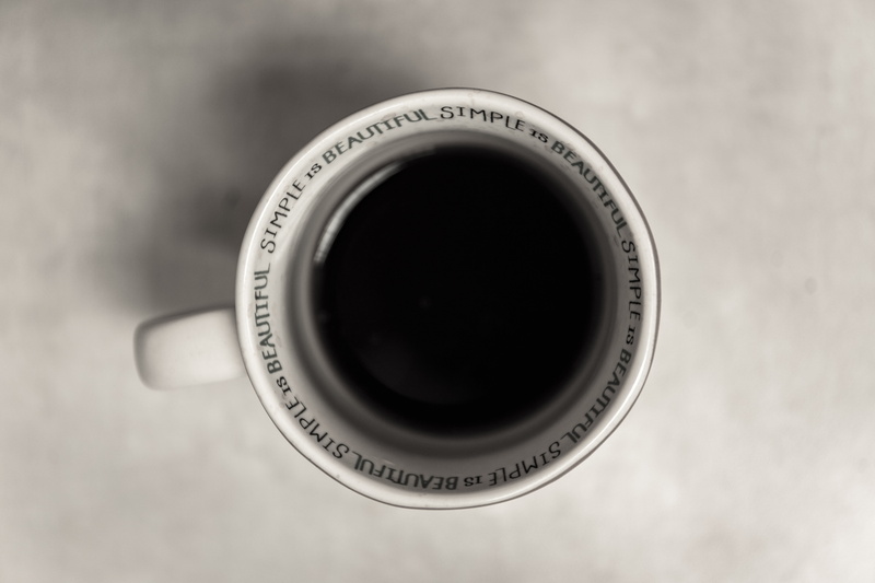 drink, black coffee, black, refreshment, quotes, focus on foreground, items, top, still, simple is beautiful, aerial, indoors, film industry, single object