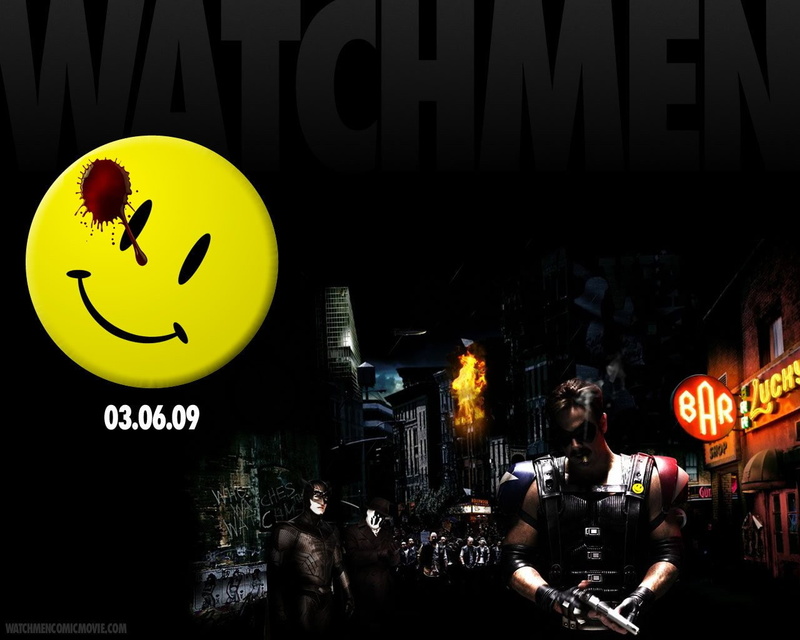 lifestyles, Watchmen, text, people, women, men, adult, illuminated, outdoors, information, sign, communication, Nite Owl, The Comedian (Watchmen), city