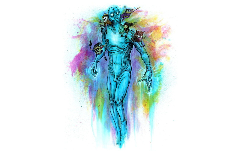 Doctor Manhattan, Docotor Manhattan, Nite Owl, 1080P, Silk Spectre, Rorschach, Watchmen