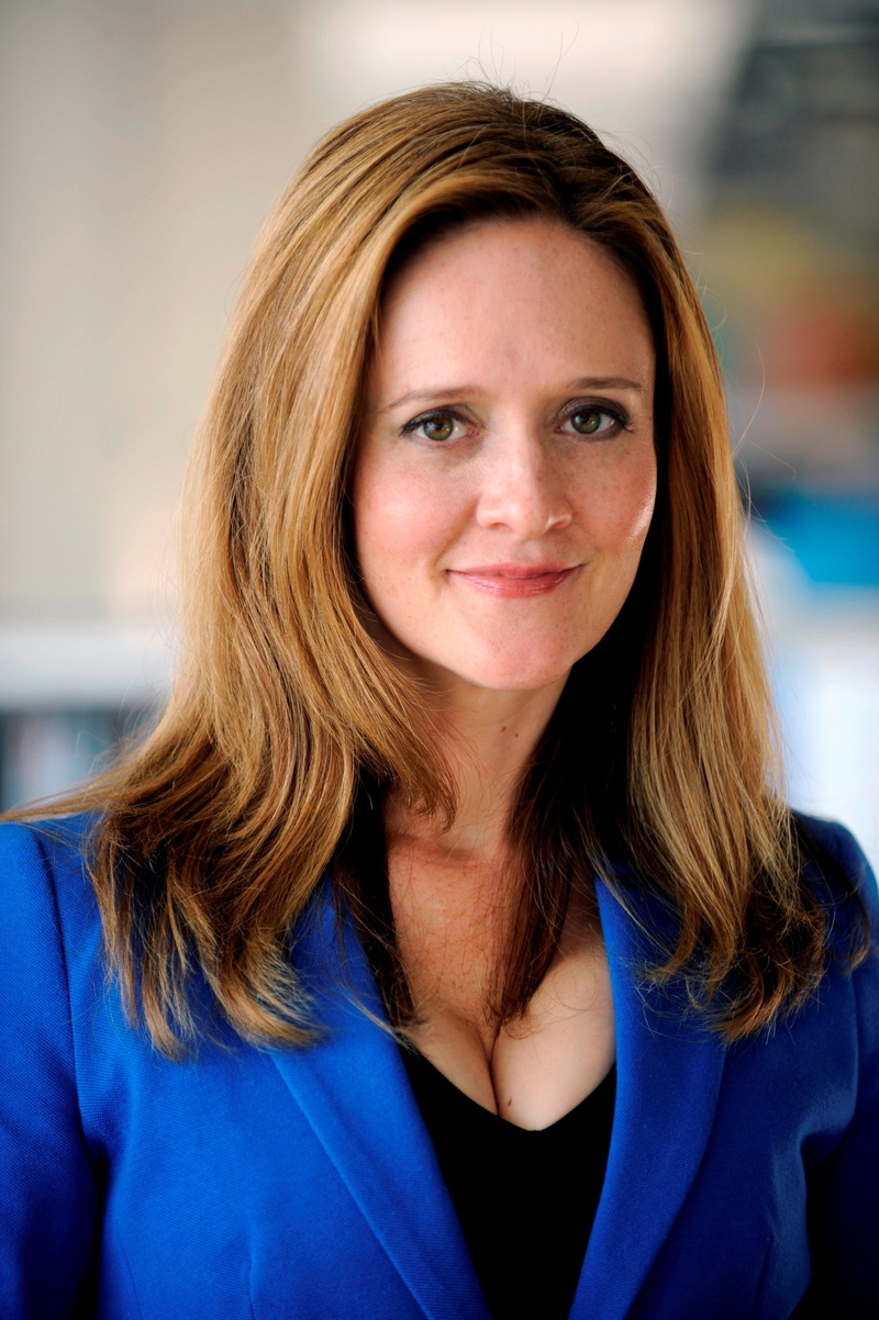 Comedian, women, Samantha Bee, cleavage, brunette, brown eyes, pink lipstick, 2K