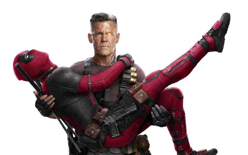 indoors, Movie, men, military, Marvel Comics, protection, Deadpool 2, standing, studio shot, white background, one person, armed forces, mature adult, males