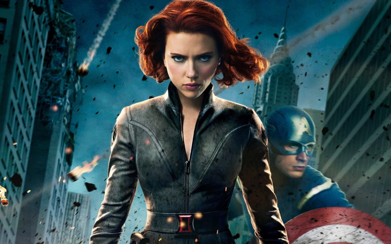 1080P, Black Widow, Captain America, Scarlett Johansson, Chris Evans, Marvel Cinematic Universe, The Avengers