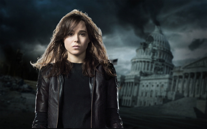 look, X-Men Days Of Future Past, 1080P, hairs, Capitol, actress, Kitty Pryde, background, hair, marvel, face, view, clothes, new, Ellen Page, woman, movie
