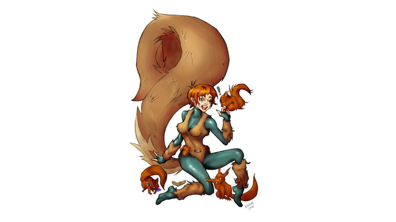 Squirrel Girl, 1080P, Comics