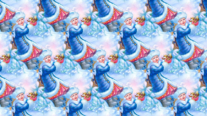 New year, maiden, texture, 1080P, background, squirrel, holiday, girl