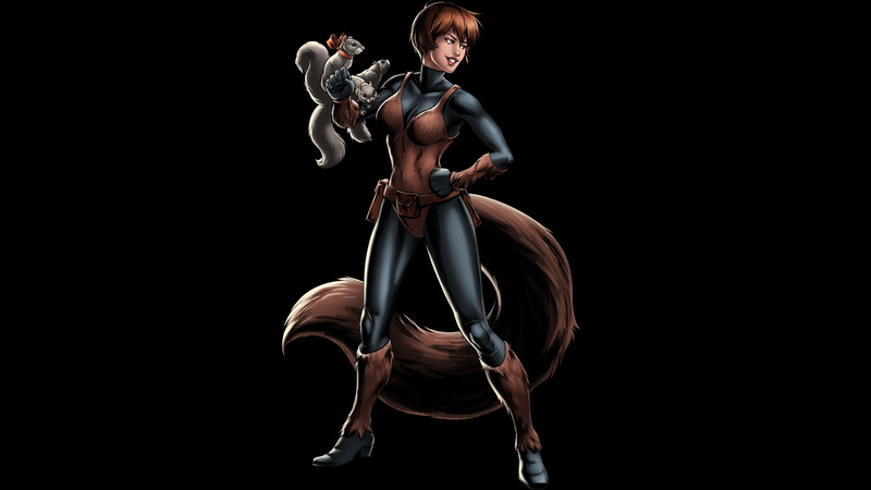 2K, fantasy Art, artwork, Squirrel Girl