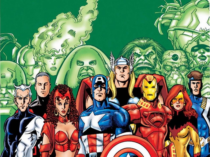 Captain America, Iron Man, Thor, Juggernaut (Marvel Comics), Avengers, 720P, The Avengers, Scarlet Witch