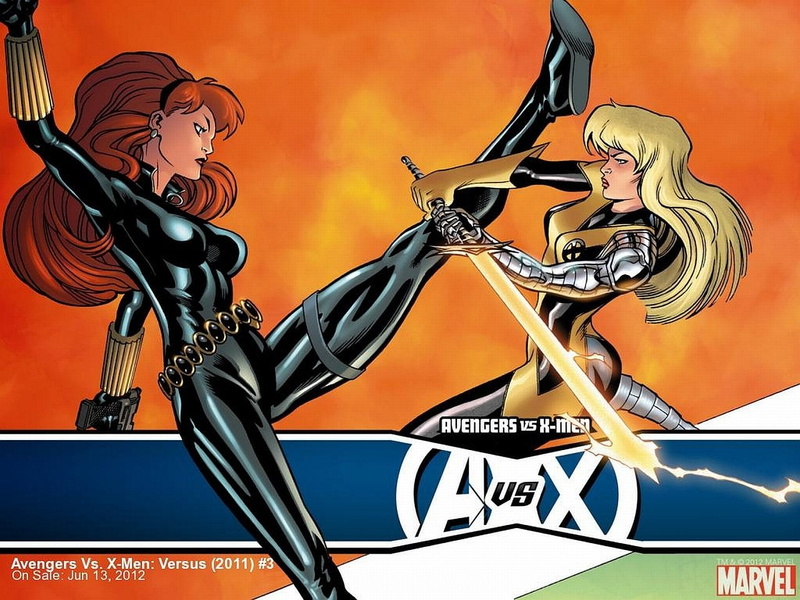 avengers vs. x-Men, Black Widow, 720P, Marvel Comics, X-Men, Magik (Marvel Comics)