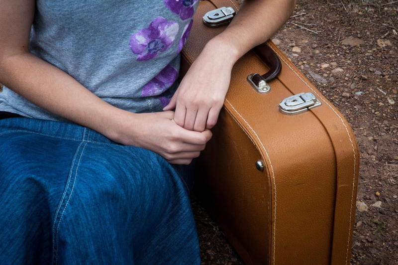 hand, one person, trip, body part, adult, human hand, luggage, girl, outdoor, woman, near, baggage, women, suitcase, musical instrument, lifestyles, indoors