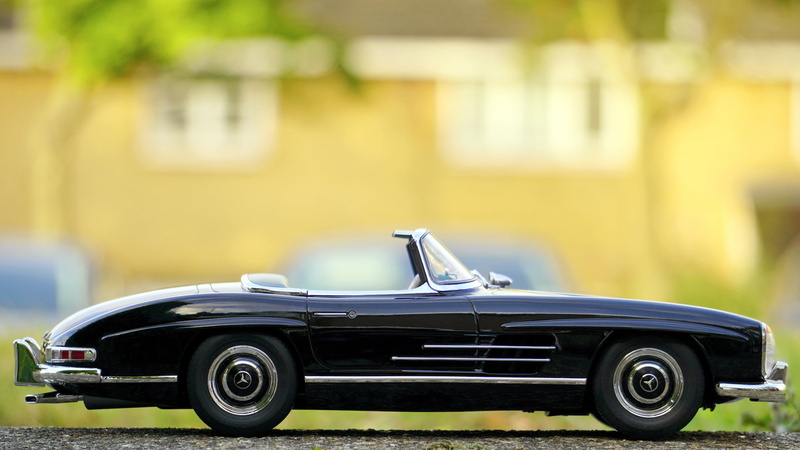 transportation, day, wheel, yellow, mercedes, no people, focus on foreground, vintage Car, tire, miniature, silver colored, retro Styled, stationary, outdoors