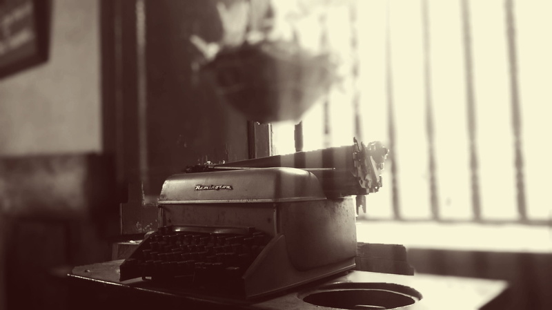 nature, window, still life, metal, focus on foreground, wood - material, no people, household equipment, Remington, close-up, technology, objects, retro Styled