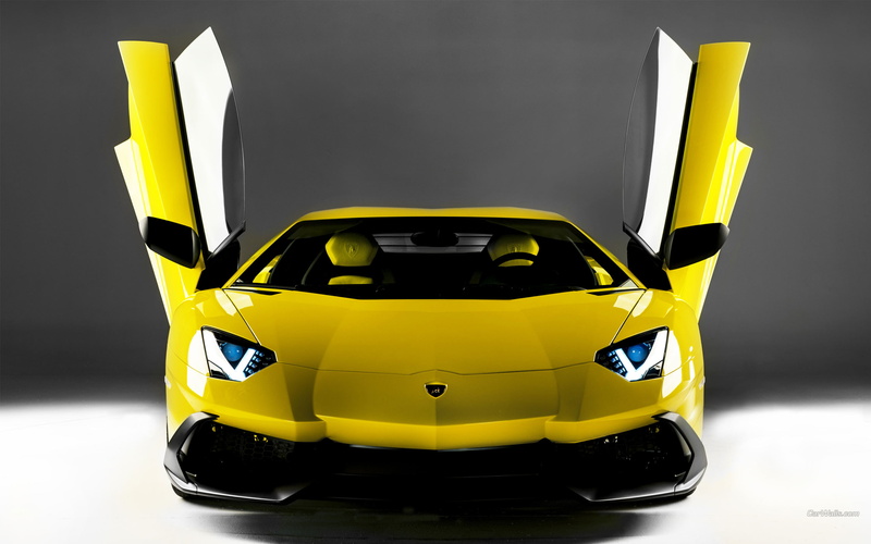 hd, aventador, 2K, lamborghini, cars, yellow