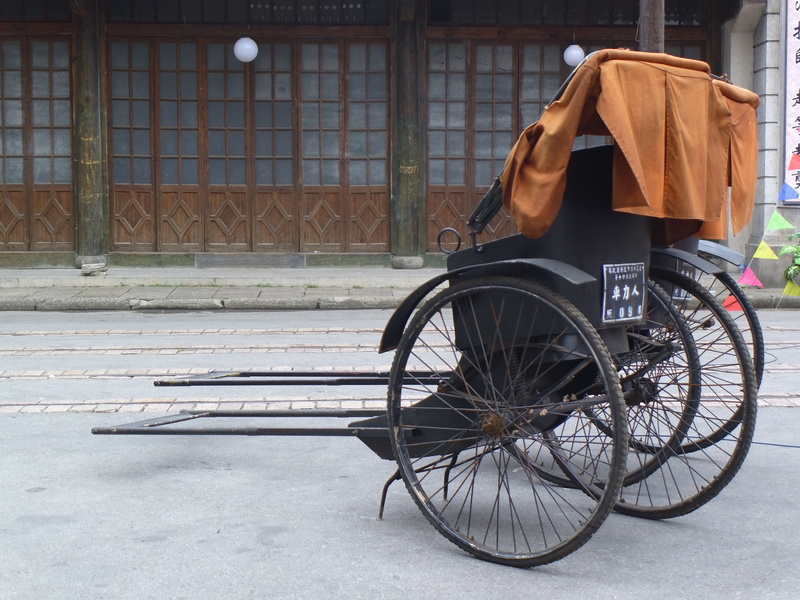 land vehicle, city, parking, building, bicycle, pier, mode of transportation, old shanghai, street, 4K, nature, road, transportation, day, wheel, no people