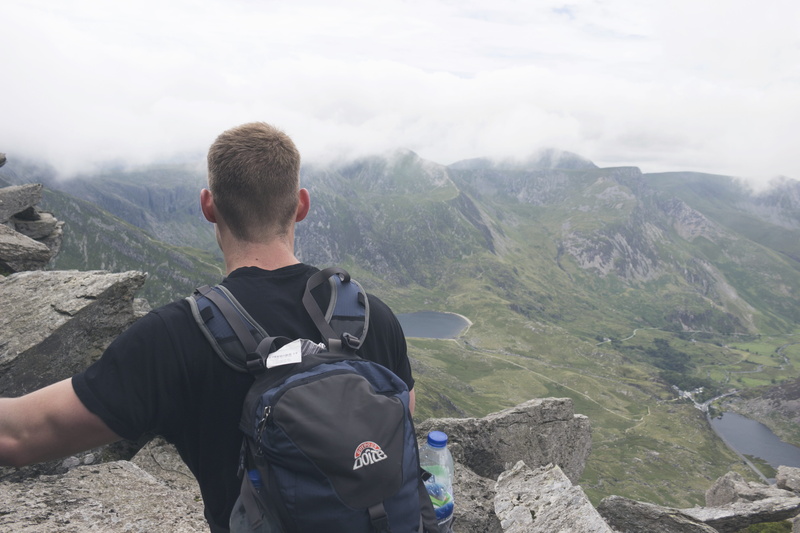 leisure activity, view, non-urban scene, wildcamping, aaron thomas, mountains, beauty in nature, outdoors, rear view, activity, tranquil scene, 5K, landscape