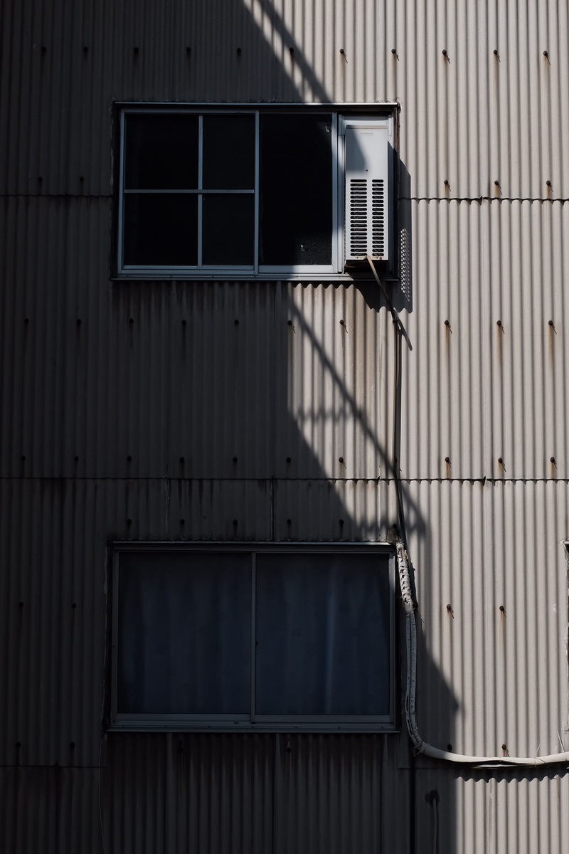 window, grille, curtain, day, corrugated iron, built structure, lines, cooker, 4K, building exterior, full frame, shutter, wall - building feature, residential district