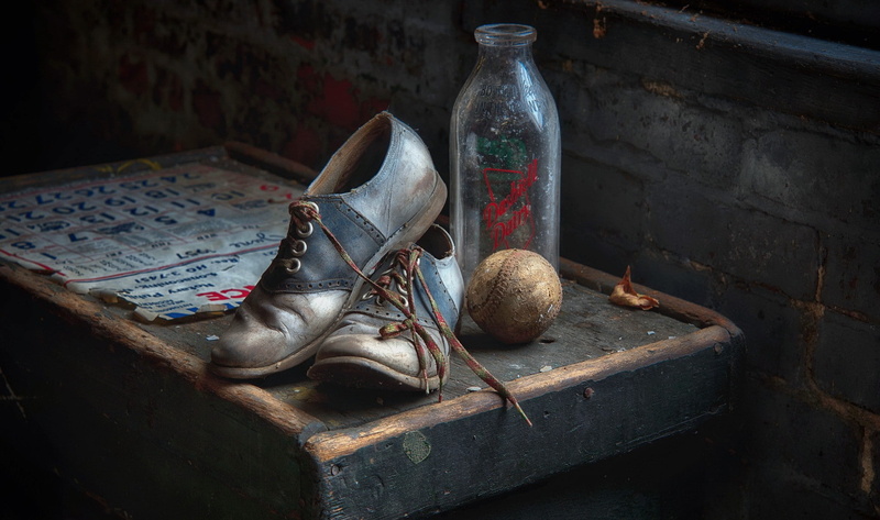 bottles, shoes, old, baseball, 1080P