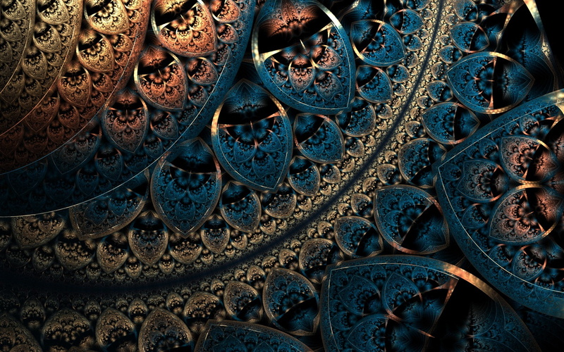 brown, no people, geometry, metal, artwork, backgrounds, 1080P, Fractal, nature, abstract, architecture, shoe, digital art, indoors, full frame, high angle view