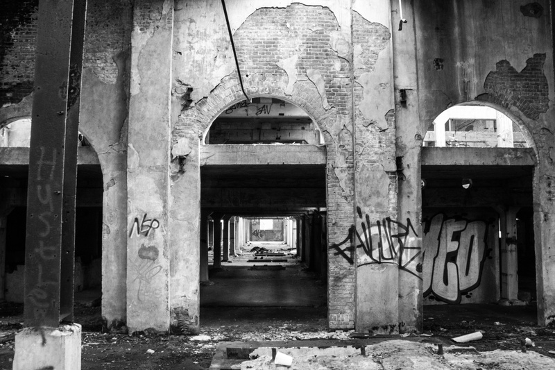 built structure, arch, the past, ruined, architecture, outdoors, decline, drenthe, old, day, black And White, deterioration, weathered, entrance, expired