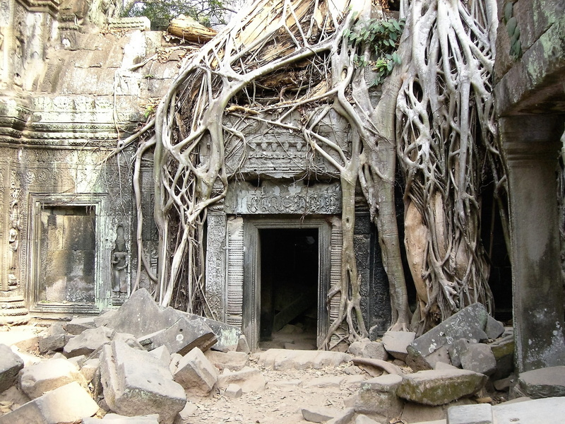 no people, demolished, ruined, old, expired, ruin, built structure, run-down, temple, door, world heritage, entrance, building exterior, decline, bad condition