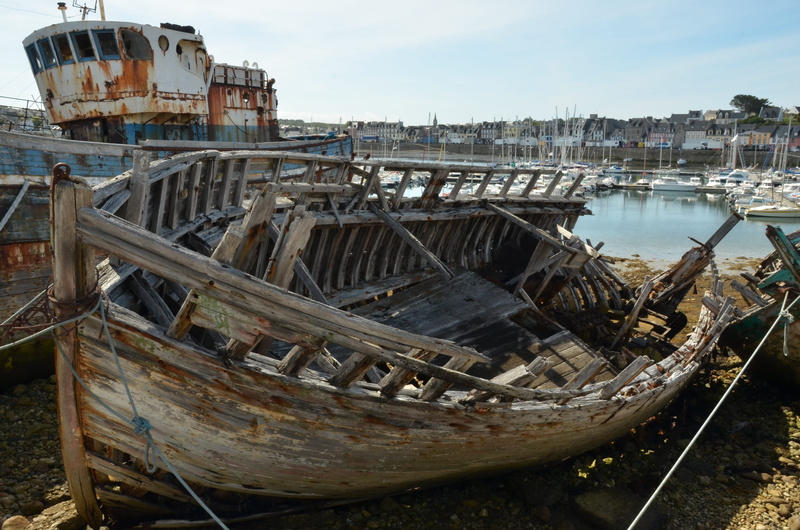 damaged, sea, expired, wrecked, nautical vessel, moored, wooden, wreck, water, ship, Ship Wreck, nature, shore, deterioration, decline, old, wood, no people