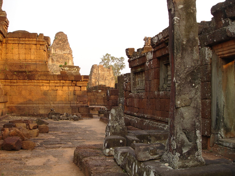 travel destinations, temple - Building, angkor, clear sky, day, jungle, no people, architecture And Buildings, belief, Angkor Wat, religion, sky, hinduism