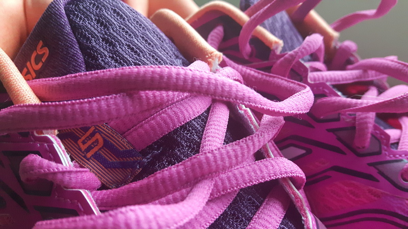 large group of objects, indoors, textile, asics, no people, purple, running, shoelaces, pattern, multi colored, sneakers, 4K, selective focus, shoes, focus on foreground