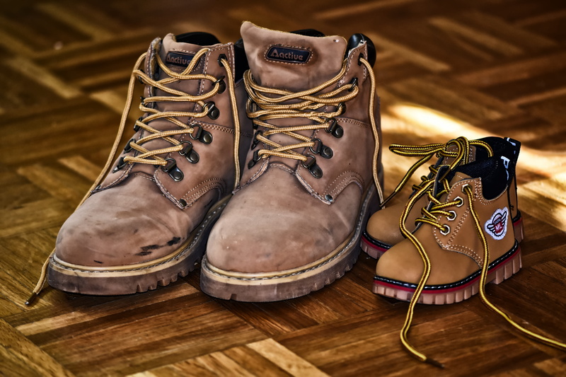 no people, canvas shoe, shoe, hiking, high angle view, boot, alpine boots, leather, shoelace, ice-skating, leather shoes, wood, hardwood floor, large, sport