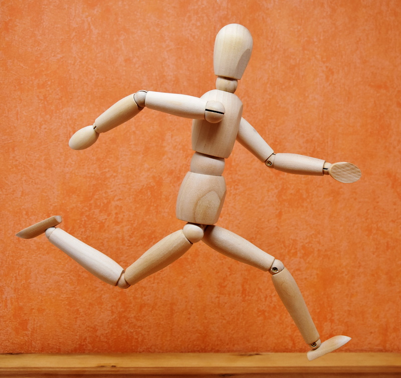 runners, colored background, connection, creativity, figurine, robot, competition, race, running, convenience, puppet show, 4K, figure, holzfigur, design