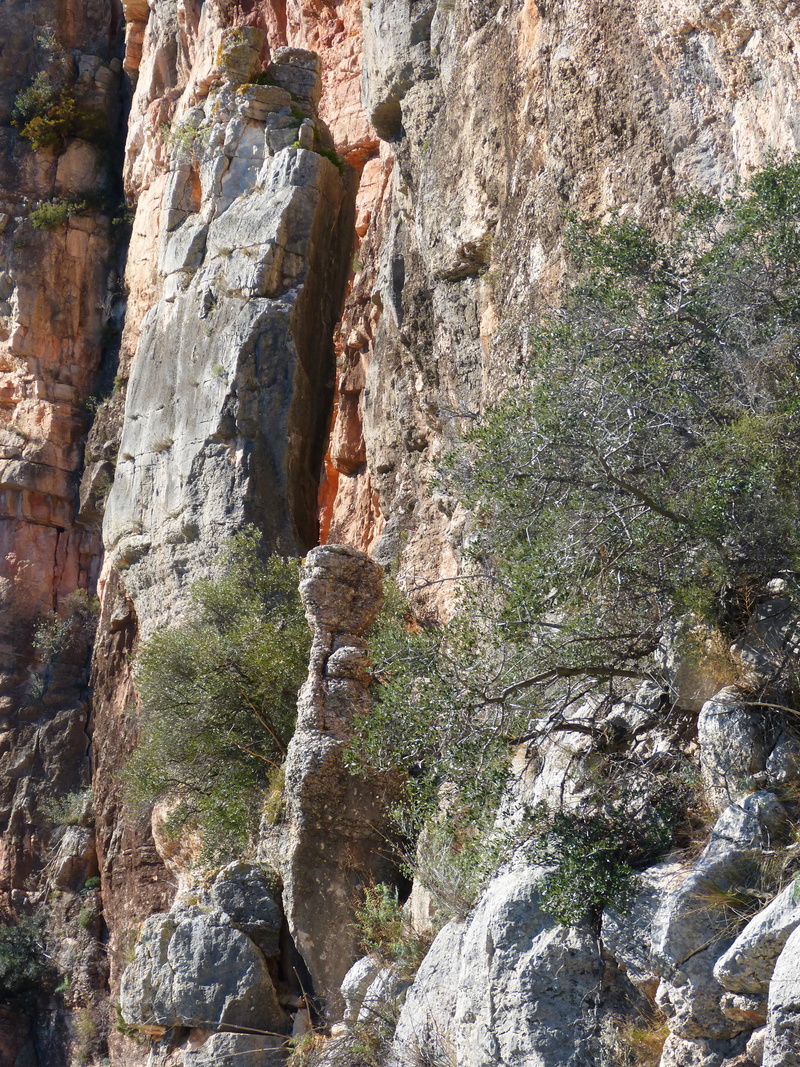 tranquility, solid, grau high vilella, day, limestone, mountain, flowing, geology, no people, rock wall, cliff, hiking, rocky mountains, priorat, scenics - nature