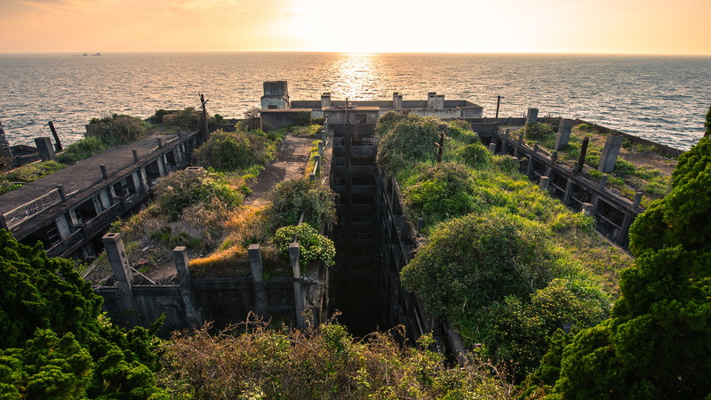 abandon, urban, buildings, hd, decay, sunlight, 1080P, nature, deserted, overgrowth