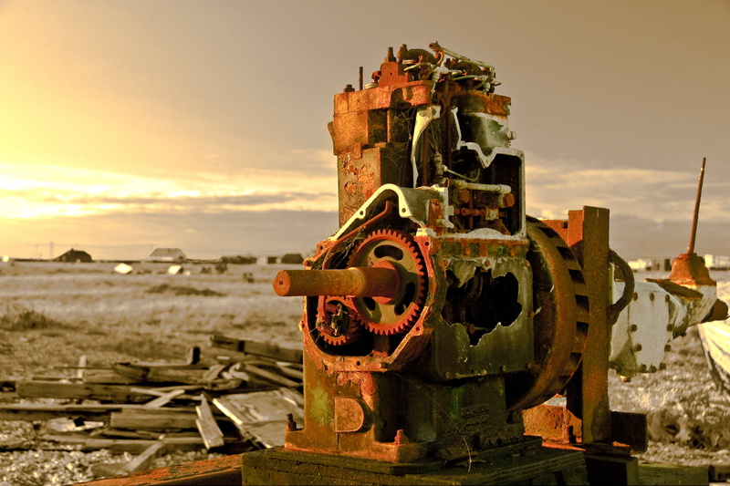 4K, run-down, industry, the past, no People, ruined, rusty, outdoors, architecture, containing, damaged, nature, piece, deterioration, Landscape, destruction