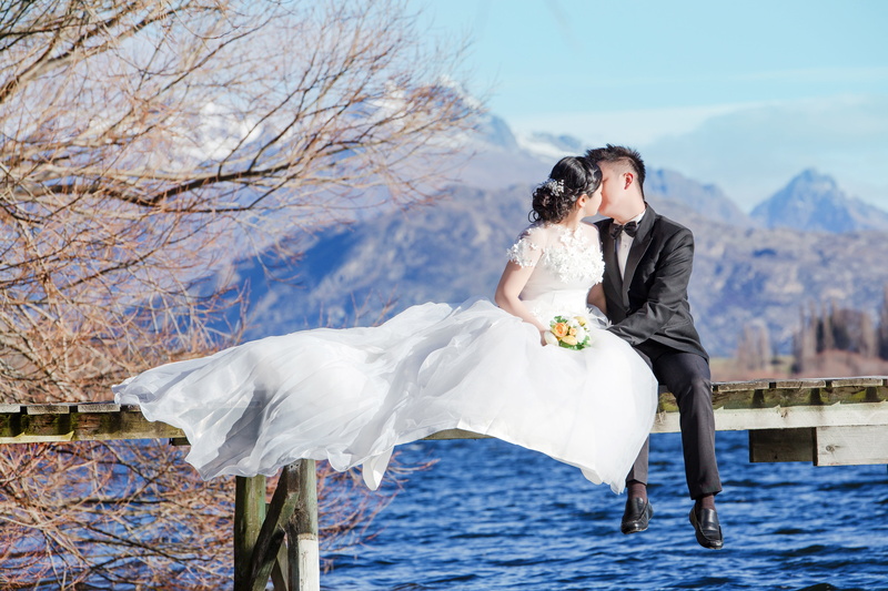 sunny, nature, vacation, bibi, wedding, celebration, relax, togetherness, emotion, just married, event, two people, bridge, south, blue, married, jared