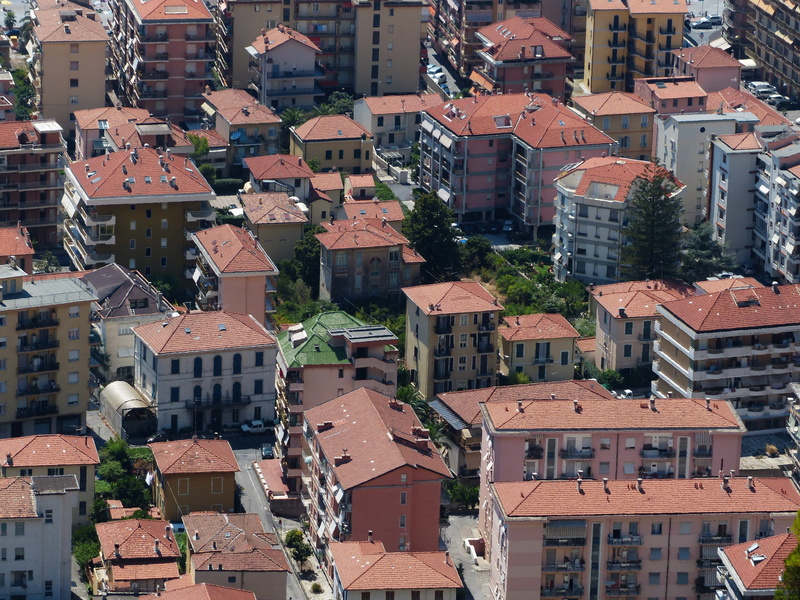 riviera, roof, nature, architecture, liguria, north italy, house, houses, 4K, built structure, pushed, border town, high angle view, roofs, bishop city
