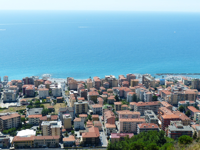 seaside resort, riviera, architecture, sea, water, nature, province of imperia, border town, blue, outdoors, spa, sky, rise, no people, s, cityscape, bishop city