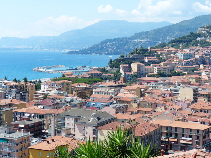 nature, built structure, italy france, riviera, sea, roofs, imperia, liguria, mediterranean, crowded, day, residential district, crowd, townscape, city