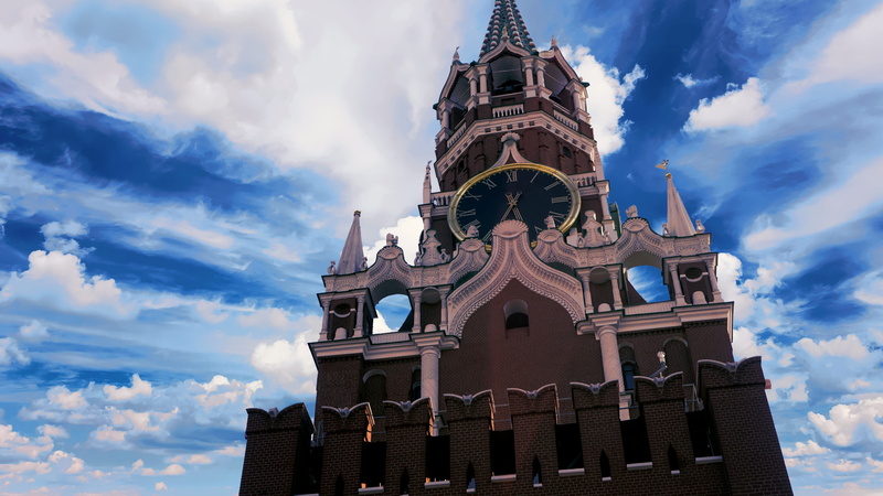 basil, place of worship, landmark, vacation, city, spirituality, tower, white, capital, tourist, moscow, history, symbol, tourism, cloudy, old, sky, clock