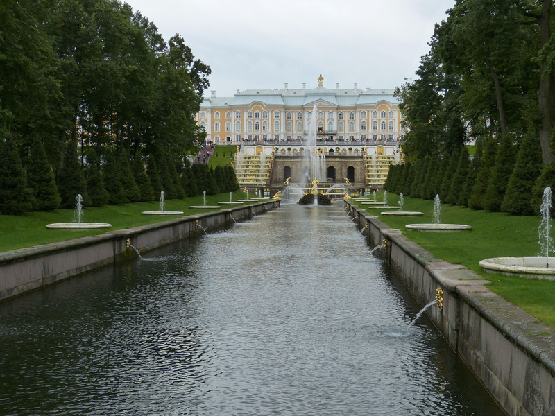 historically, 4K, canal, petersburg, day, russia, castle, park, incidental people, travel destinations, the past, history, grass, palace, tourism, built structure