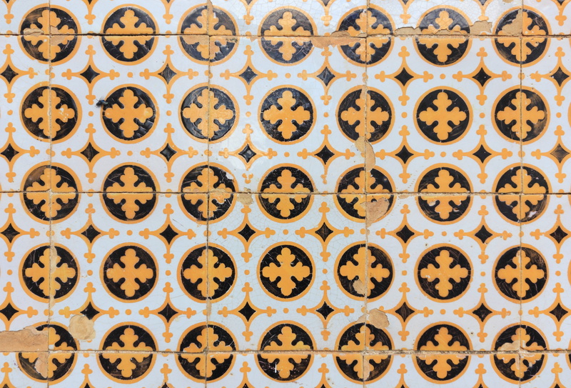 pattern, day, geometric shape, no people, order, 4K, large group of objects, Tiles, close-up, design, Covering, regular, shape, architecture, circle, abundance