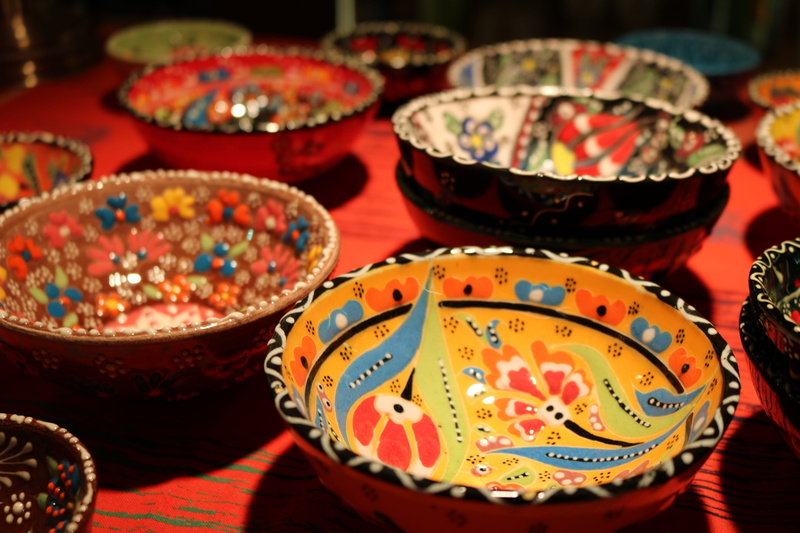 no people, porcelain, united states, art, group, pattern, soup bowl, still life, meal, table, dish, food, selective focus, market, focus on foreground
