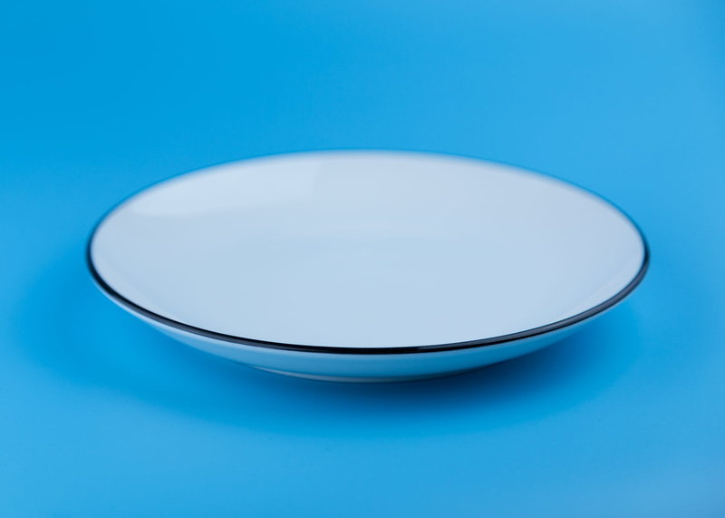 abstract, clean, cut out, plate, design, pill, dose, kitchenware, copy space, cutlery, studio shot, close-up, simplicity, empty, dishware, blue, healthcare and medicine