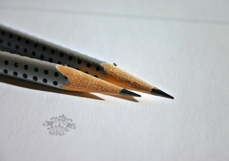 studio shot, high angle view, notes, gray, letters, ornament, office supply, office, single object, selective focus, white background, white, writing, two