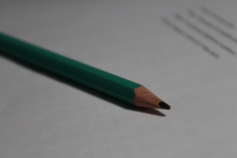 simplicity, drawing, writing instrument, education, art and craft, gray, 4K, high angle view, pencil, sharp, table, map, single object, indoors, pencils