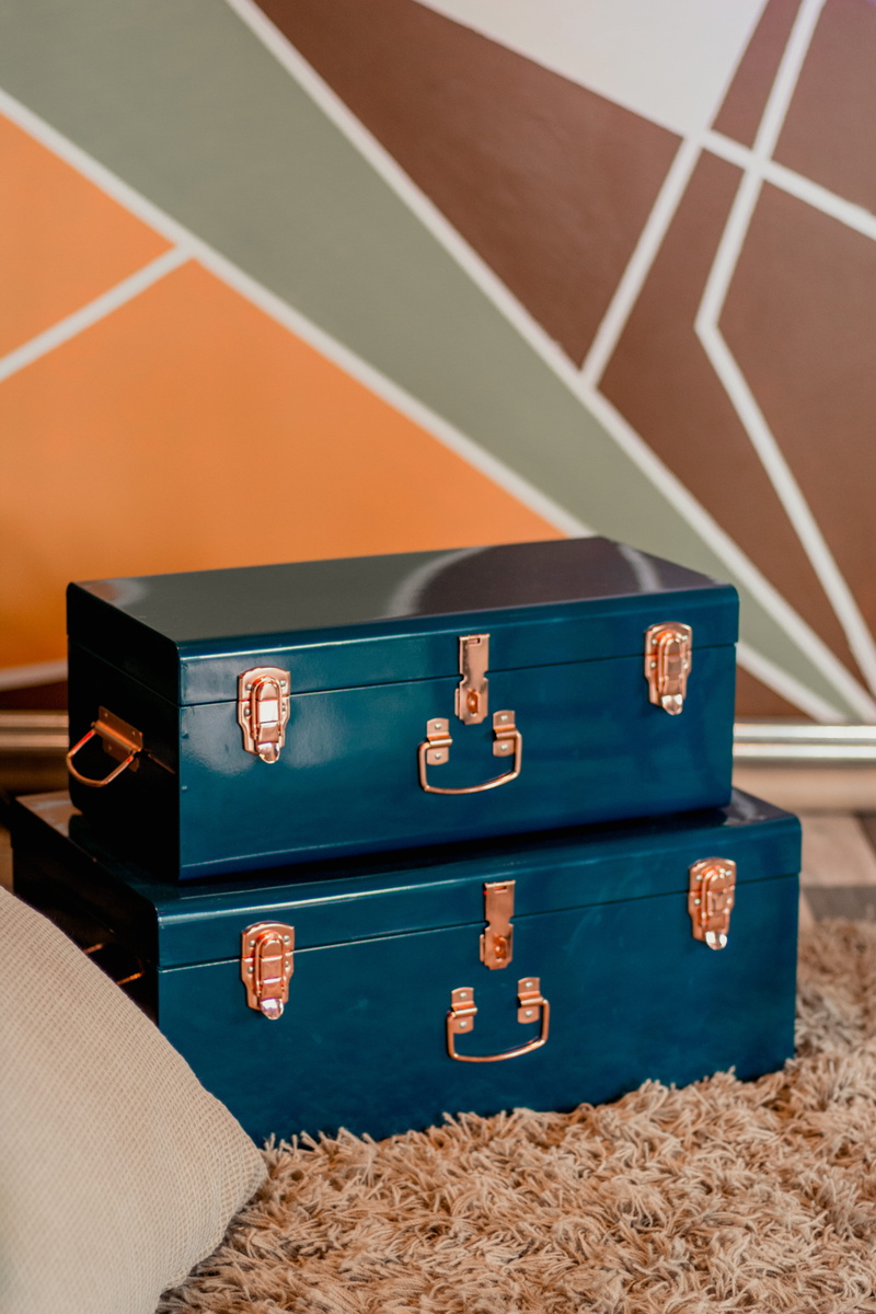 architecture, storage, metal, high angle view, luggage, design, sunlight, wall - building feature, mode of transportation, competition, old suitcase, style