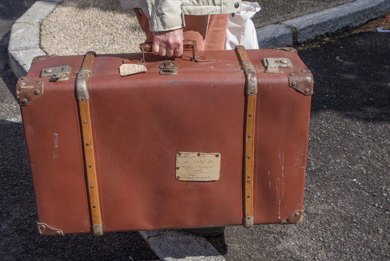body part, transportation, 5K, mode of transportation, human body part, luggage, leaving, human leg, street, suitcase, journey, one person, city, adult